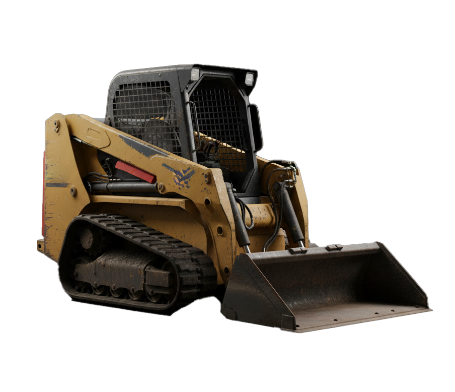 Industrial Front Loader with Treads